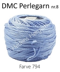 DMC Perlegarn nr. 8 farve 794